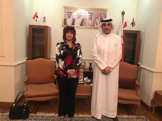 سفير البحرين يستقبل رئيسة إتحاد المستثمرات العرب